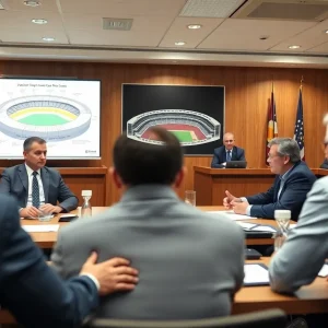 Cleveland City Council discussing Huntington Bank Field lease agreement