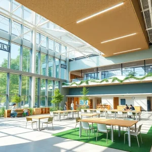 Concept design of modern school facilities in Kettering