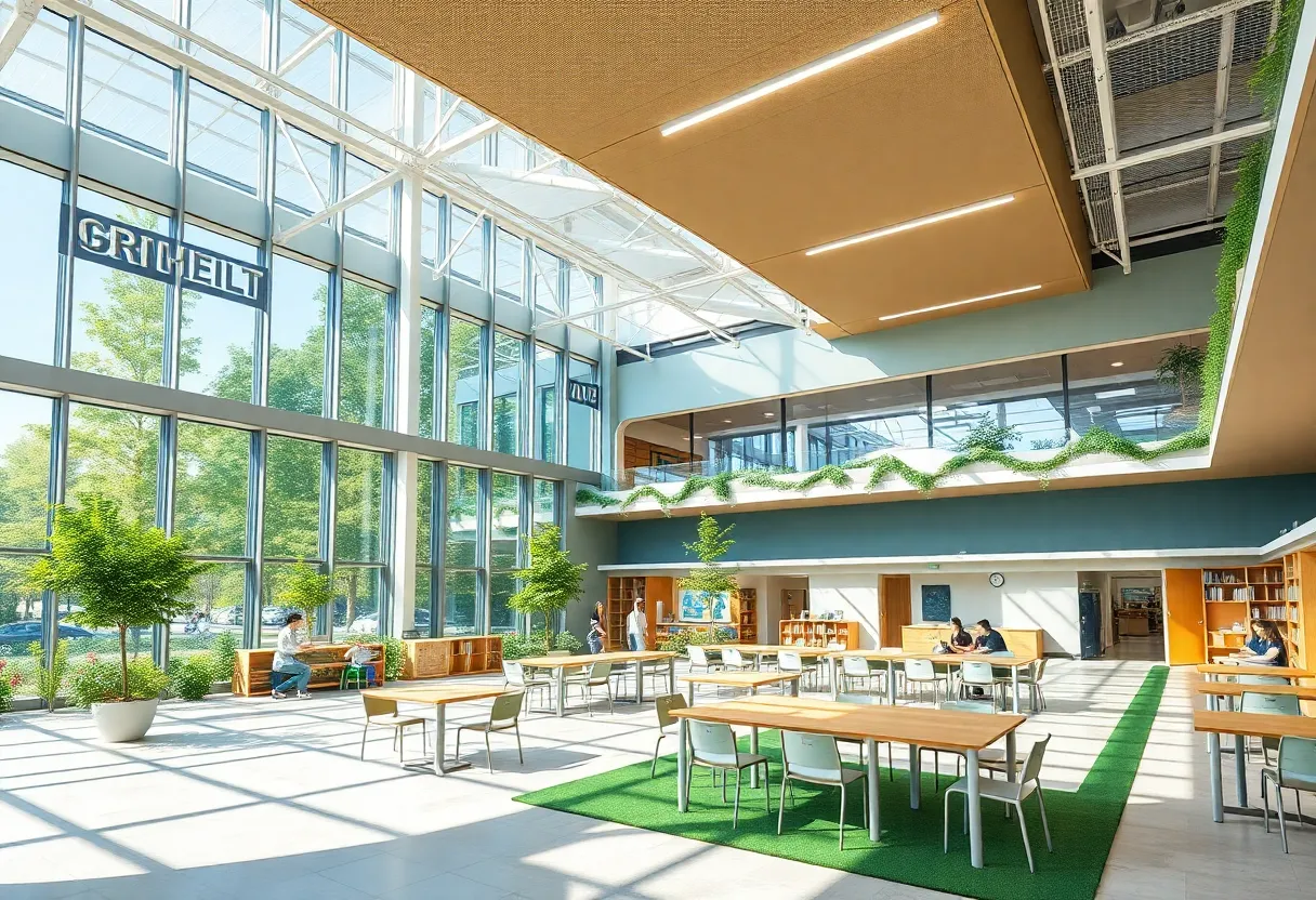 Concept design of modern school facilities in Kettering