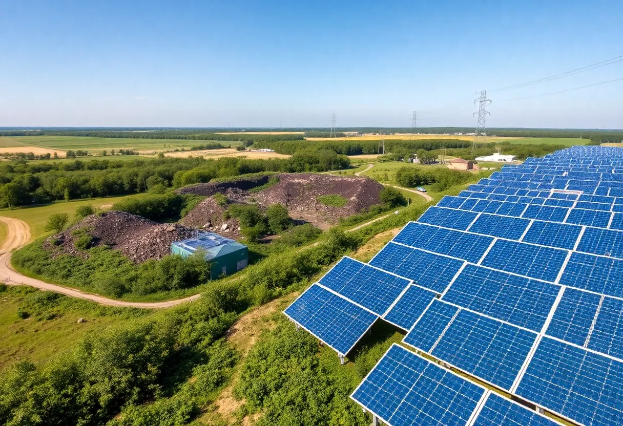 Transformed landfill in Ohio becoming a clean energy source
