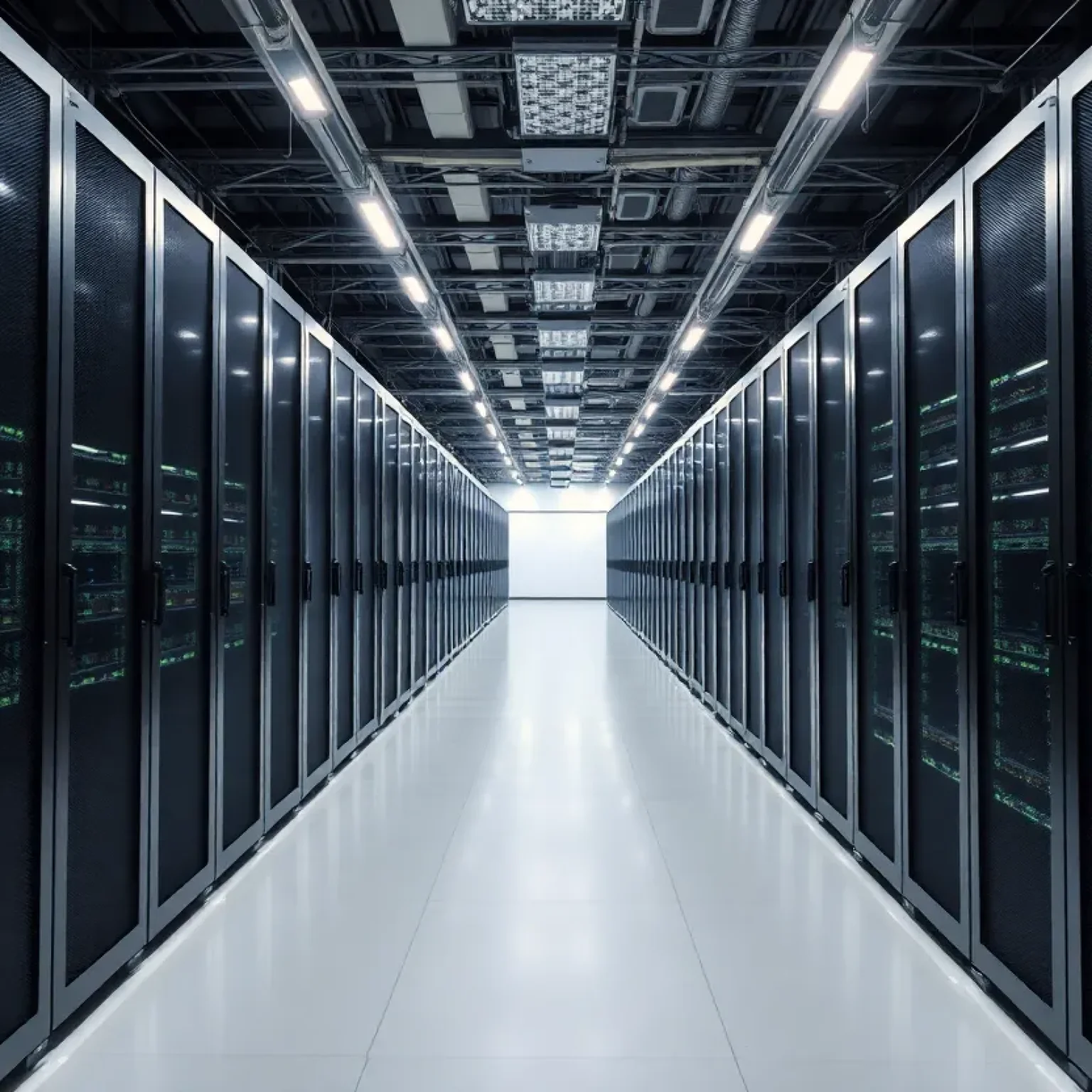 Modern data center in Ohio with energy-efficient infrastructure